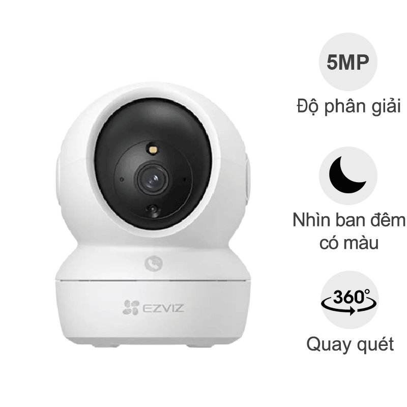 Camera Ezviz H6C Pro 2K 4mp, Nút Call Gọi Điện-hàng chính hãng