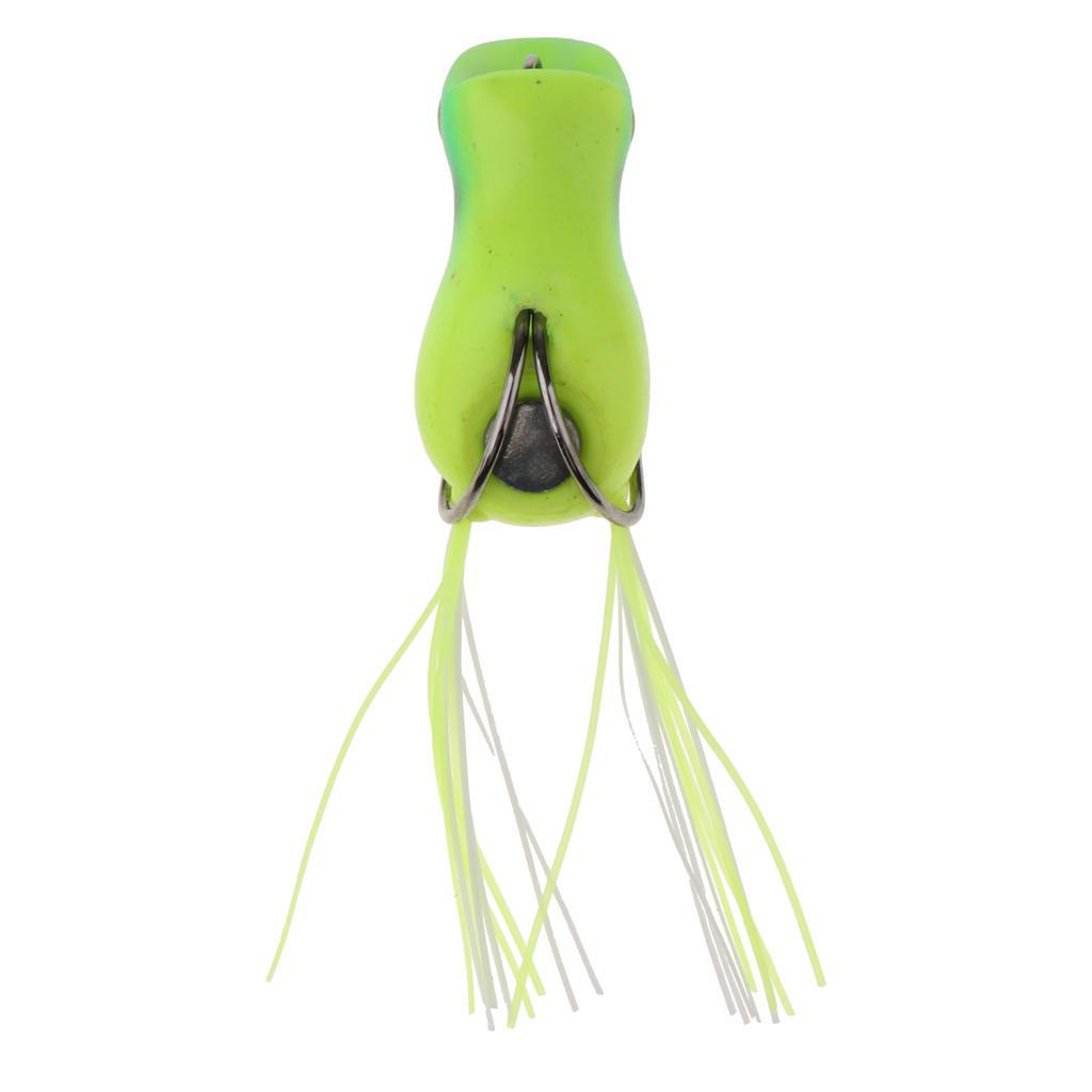 Frog  Soft Artificial Crankbaits Hook Baits Green A