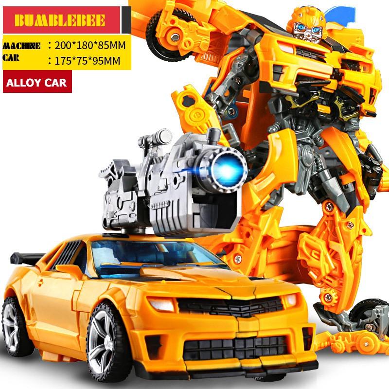 Đồ chơi ô tô mô hình hợp kim Optimus Prime/Bumblebee/Grimlock/Slug - TRANSFORMER biến hình Robot