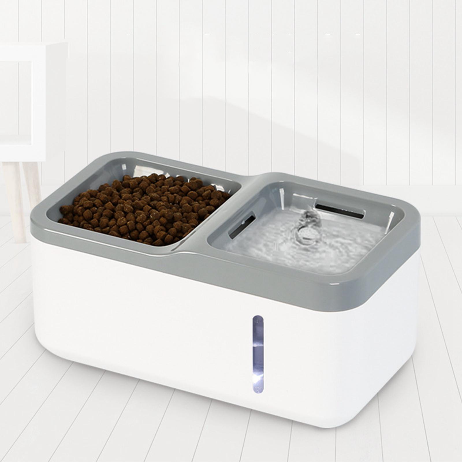 Automatic Pet Feeder Water Food Dispenser Waterer Fountain for