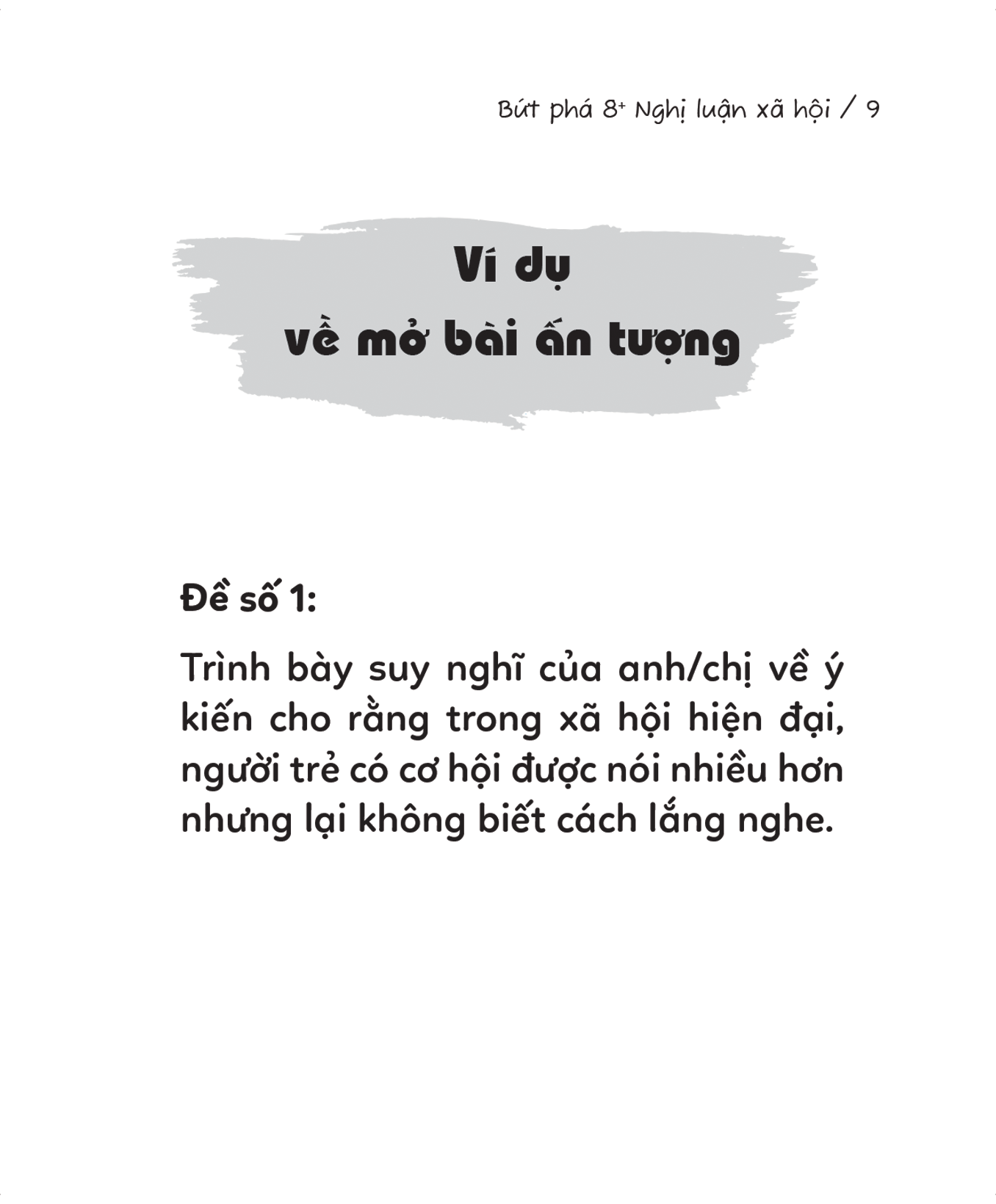 Sách Bứt Phá 8+ Nghị Luận Xã Hội - Theo Bí Kíp Học Sinh Giỏi Quốc Gia Môn Ngữ Văn - Dành cho học sinh THPT