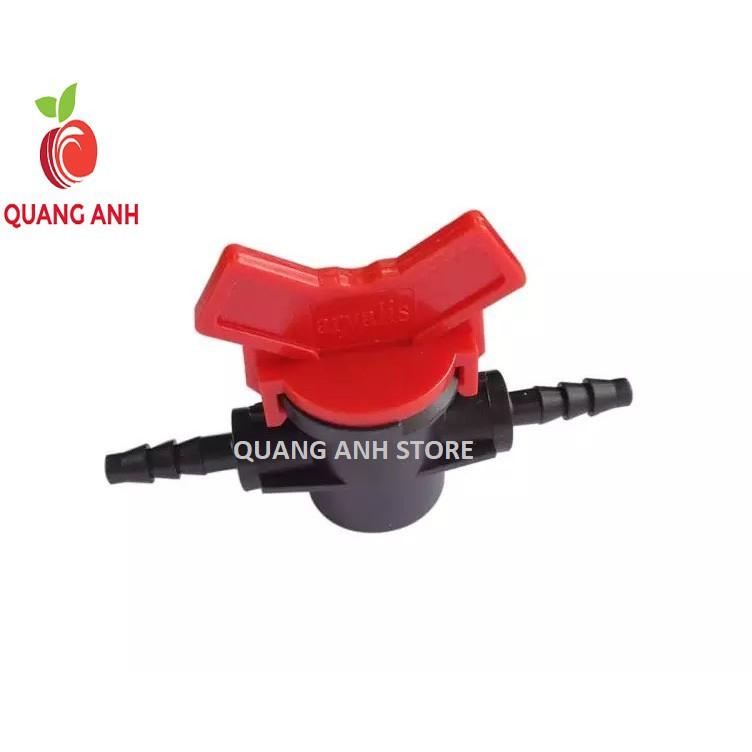 VAN KHOÁ 2 ĐẦU GÂN NỐI ỐNG PE 4/7mm