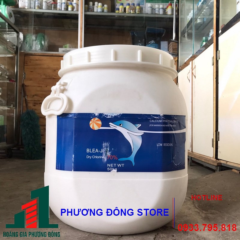 Bột khử khuẩn Chlorine Cá Heo 70%