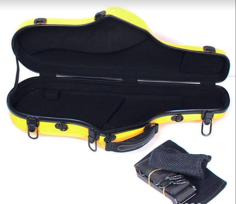 Hộp Đựng Kèn Saxophone Alto Case - Mới 100%- Chất liệu ABS - Chống va đập, có khóa, có 2 dây đeo, Nhạc Cụ Tùng Linh