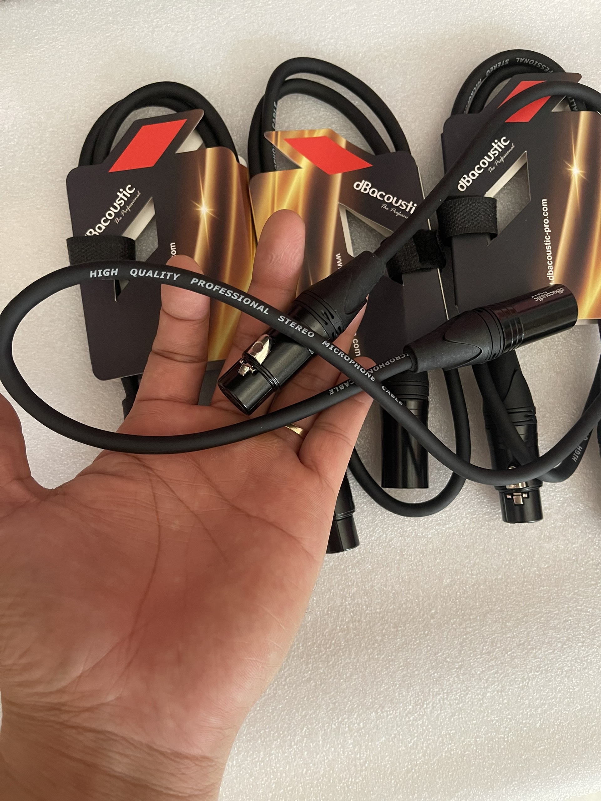 Dây canon 2 đầu dB acoustic dài 0.8m - Hàng chính hãng