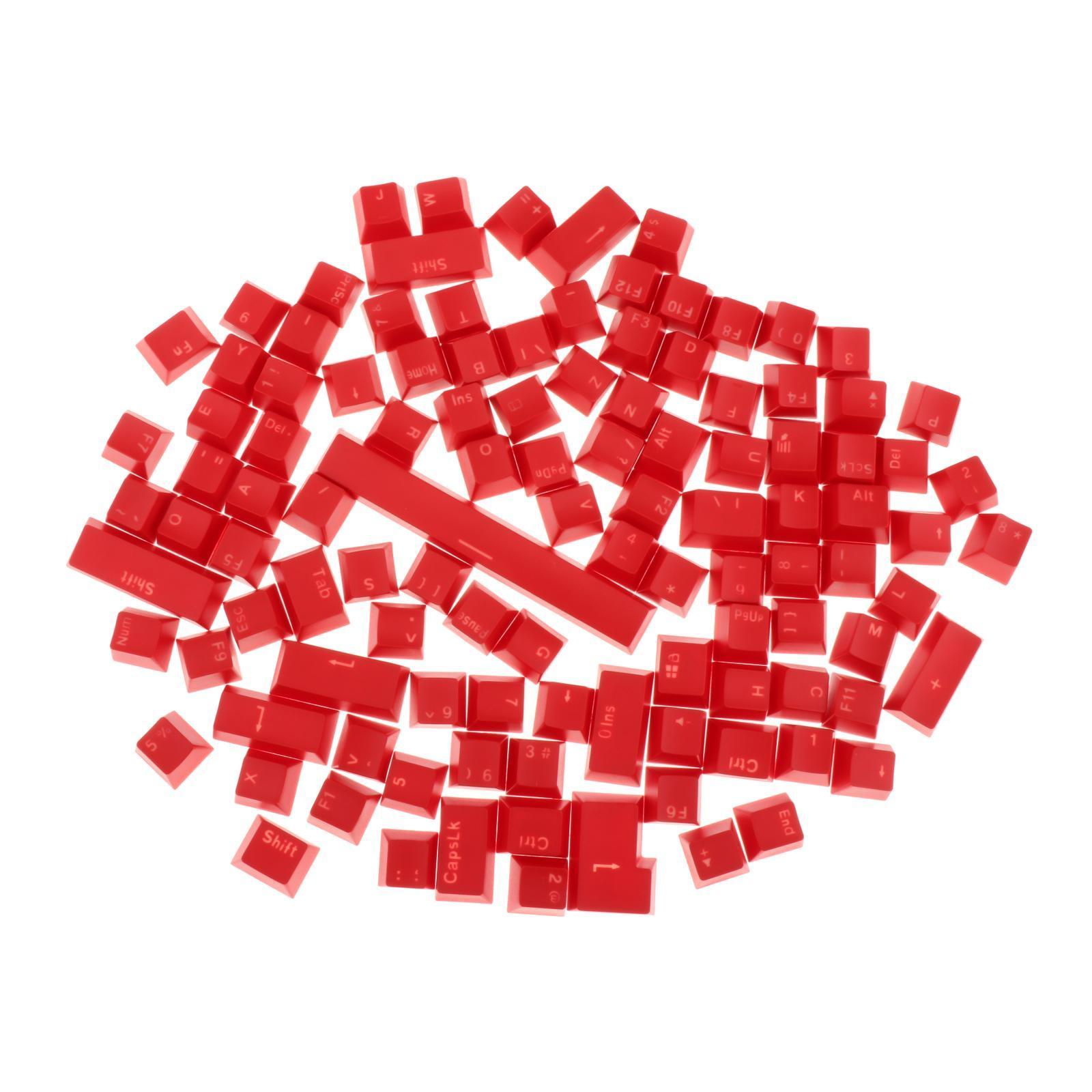 2 Set 108Pcs/Set ABS Colorful Keycaps for Mechanical Keyboard