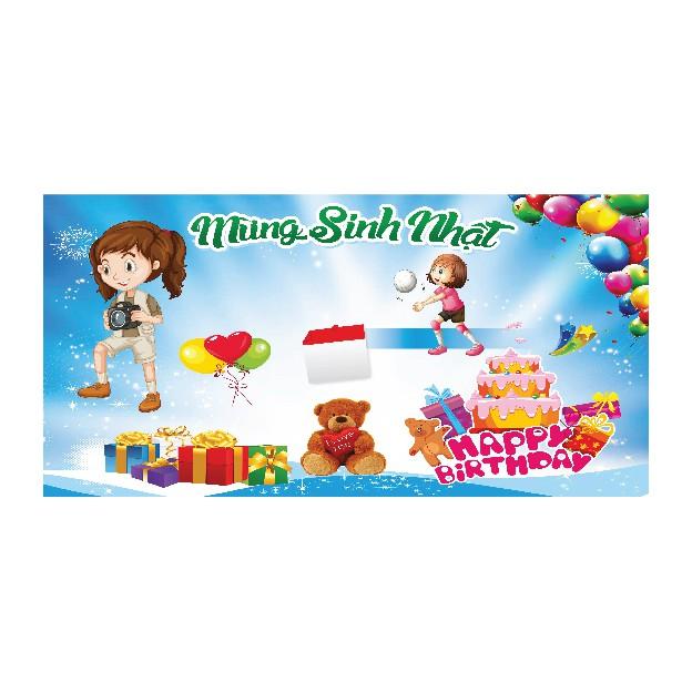 Banner chúc mừng sinh nhật, trang trí tệc sinh nhật