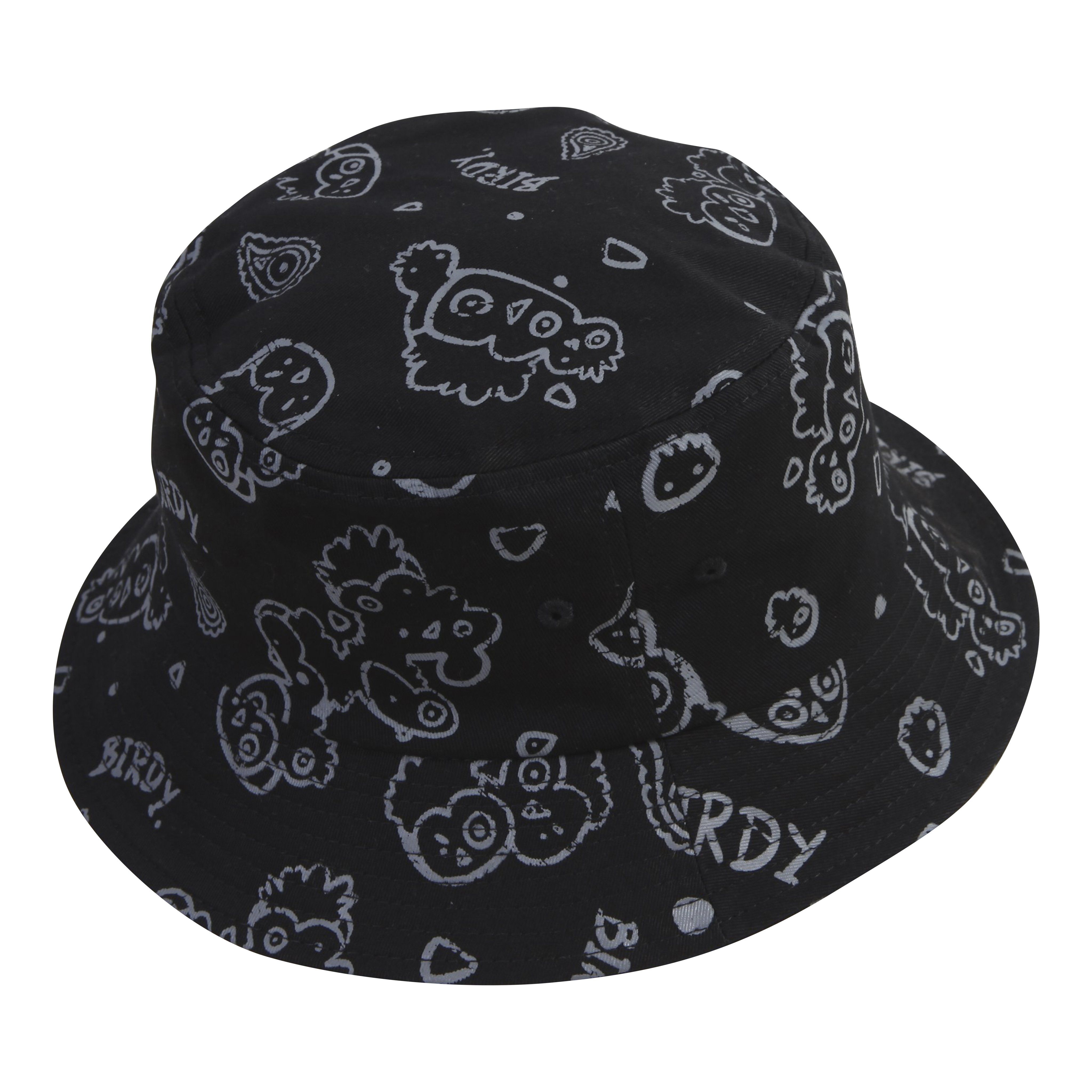 NÓN BIRDY BANDANA BUCKET/ BLACK