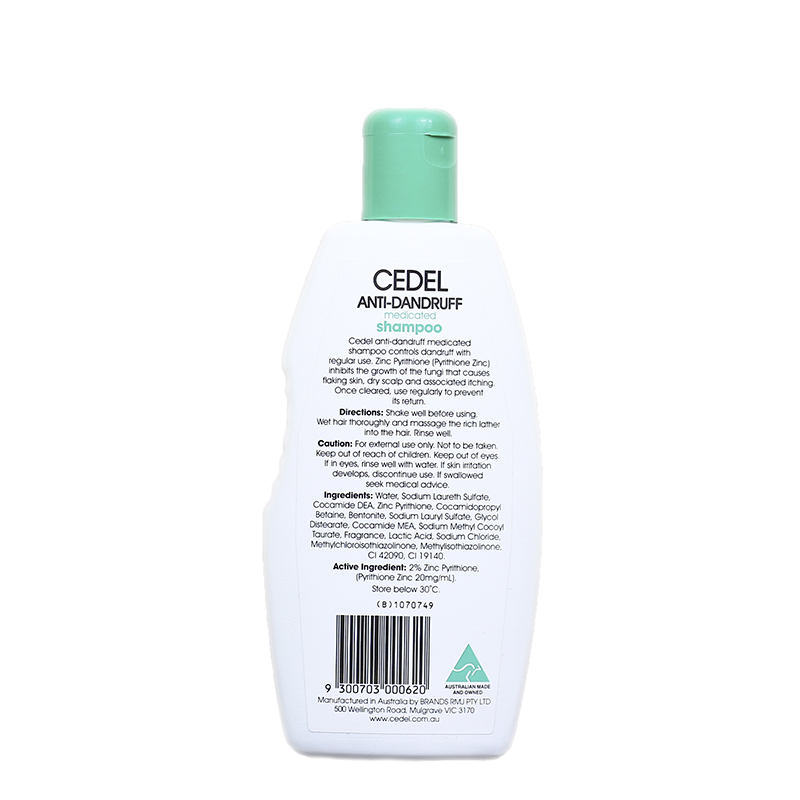 Dầu Gội Hỗ Trợ Trị Gàu CEDEL Shampoo nhập khẩu chính hãng Úc 250ml