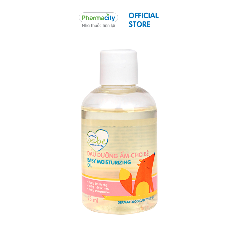 Dầu dưỡng ẩm cho bé Pharmacity Love Babe (95ml)