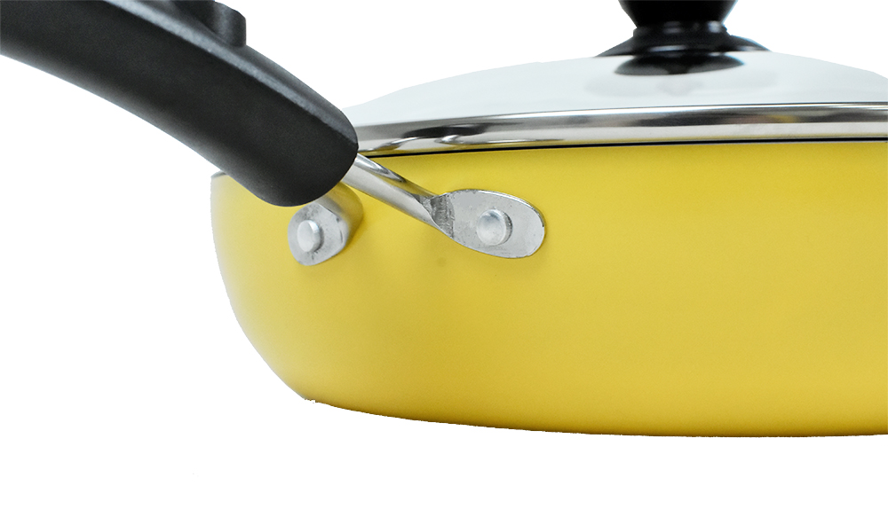 Chảo chống dính sâu lòng bếp từ dùng cho mọi loại bếp vung kính cường lực 26-28cm công nghệ Nhật Bản