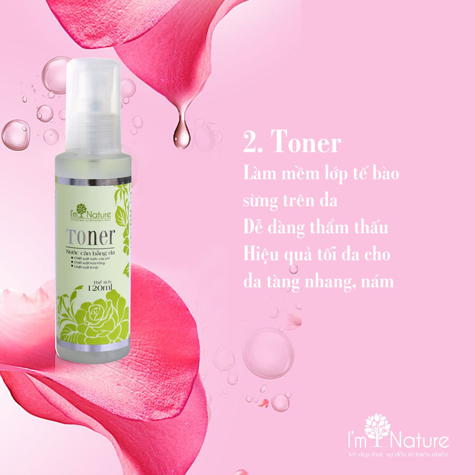 Toner I’M NATURE 120ml