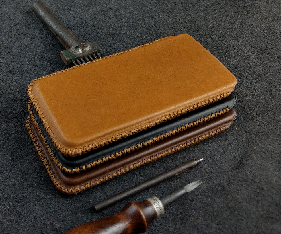 Bao da rút cho Samsung Galaxy Note 10 plus handmade ép phôm da bò thật
