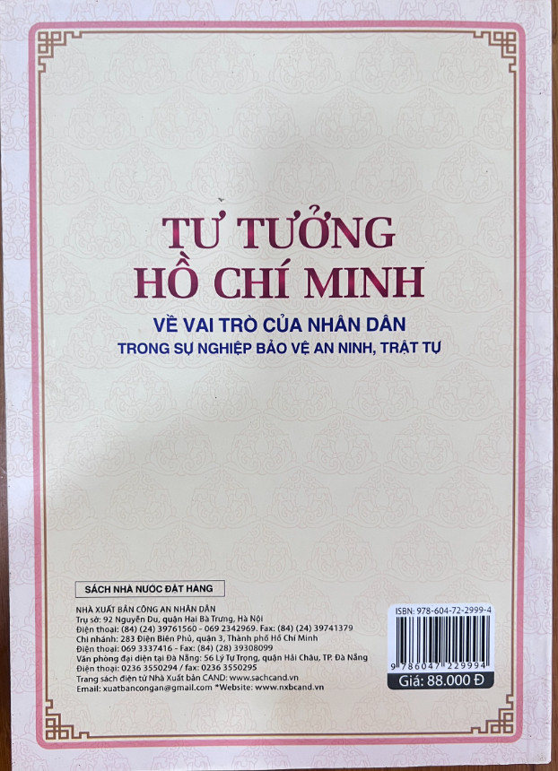 Tư tưởng Hồ Chí Minh về vai trò của nhân dân trong sự nghiệp bảo vệ an ninh trật tự