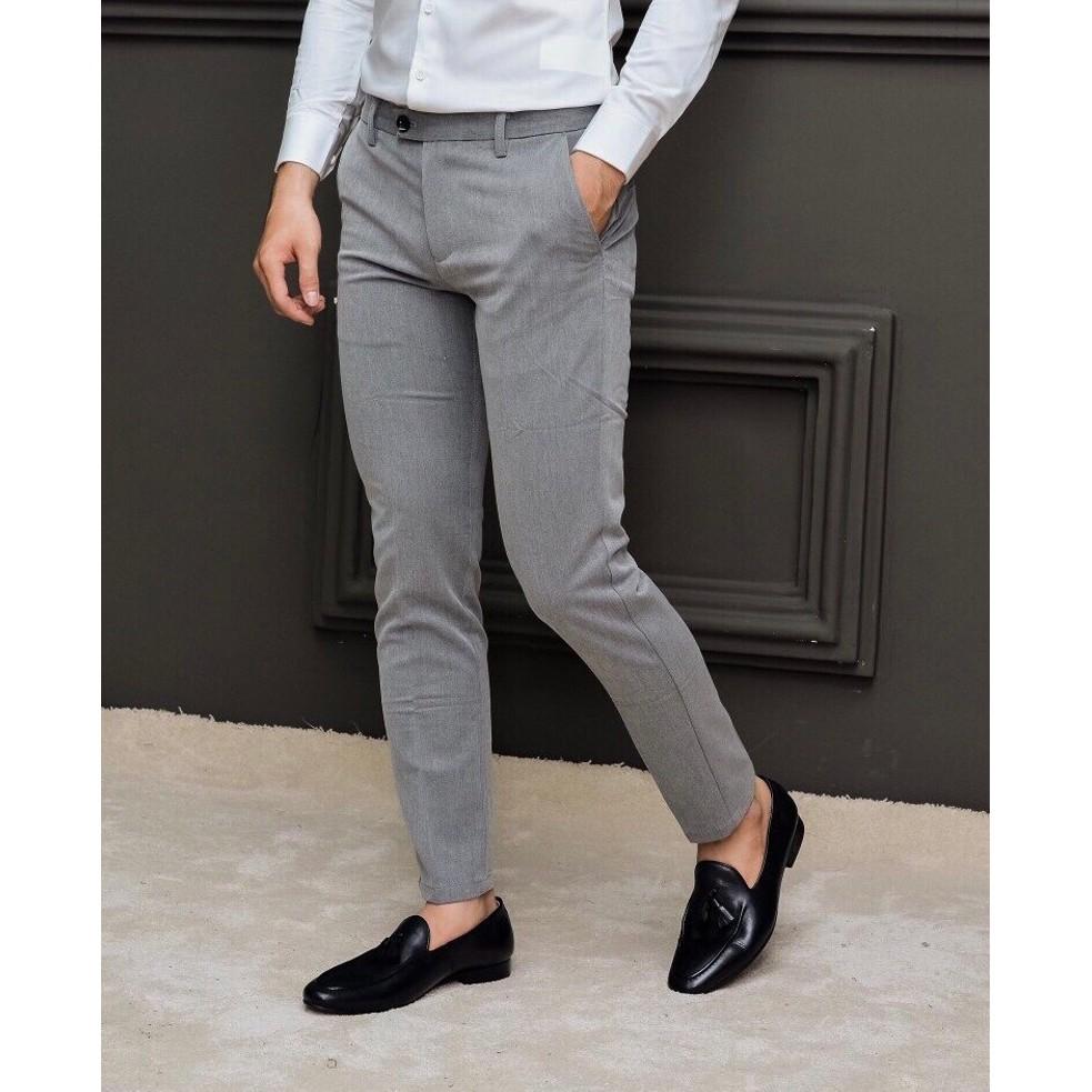 Quần âu nam Xám Tiêu hàng loại tốt