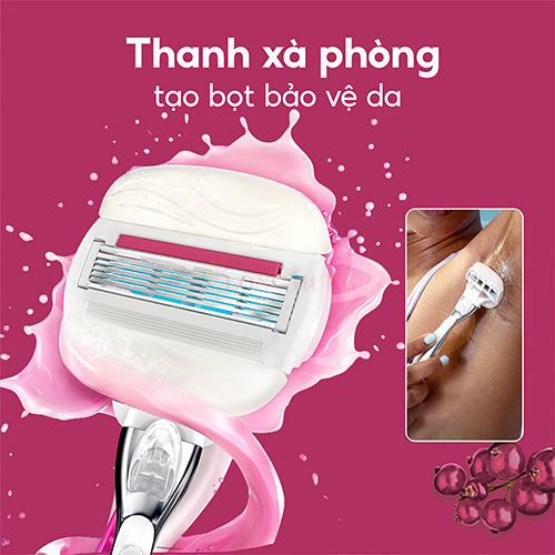 Dao cạo Gillette Venus Comfortglide Olay Sugarberry (1 cây) - Hàng chính hãng
