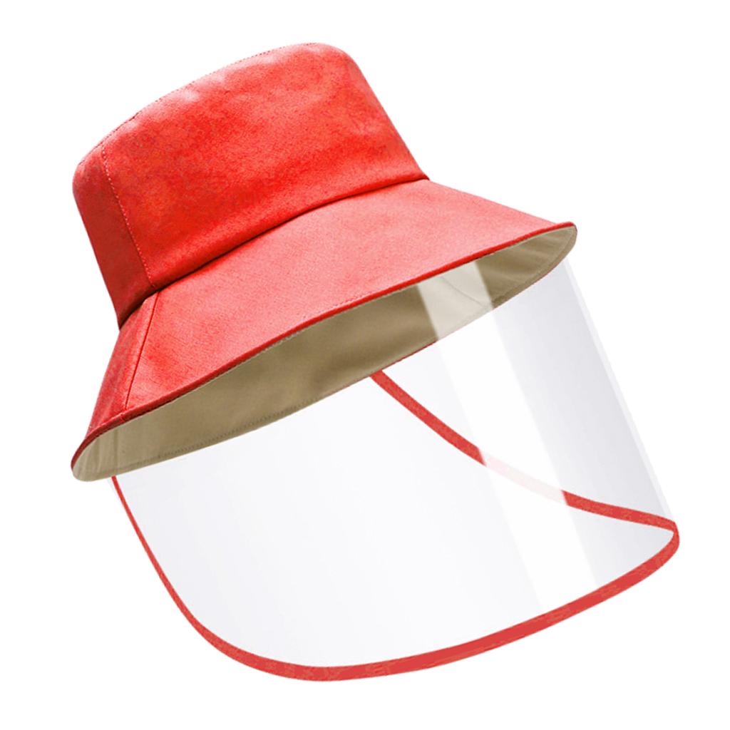 2 Pieces Anti-spitting Hat Dustproof Clear Cover Hat Bucket Hats