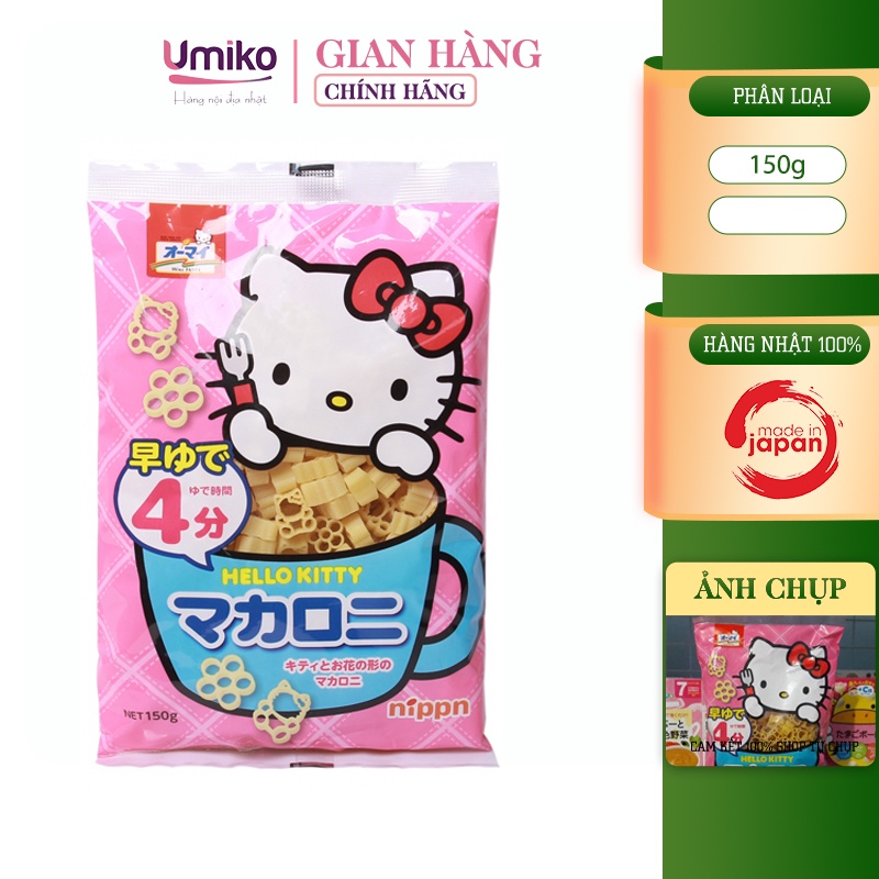 Mỳ OH My Hello Kitty Fast Boiled Macaroni Nui Ăn Liền Cho Trẻ Em Nhật Bản