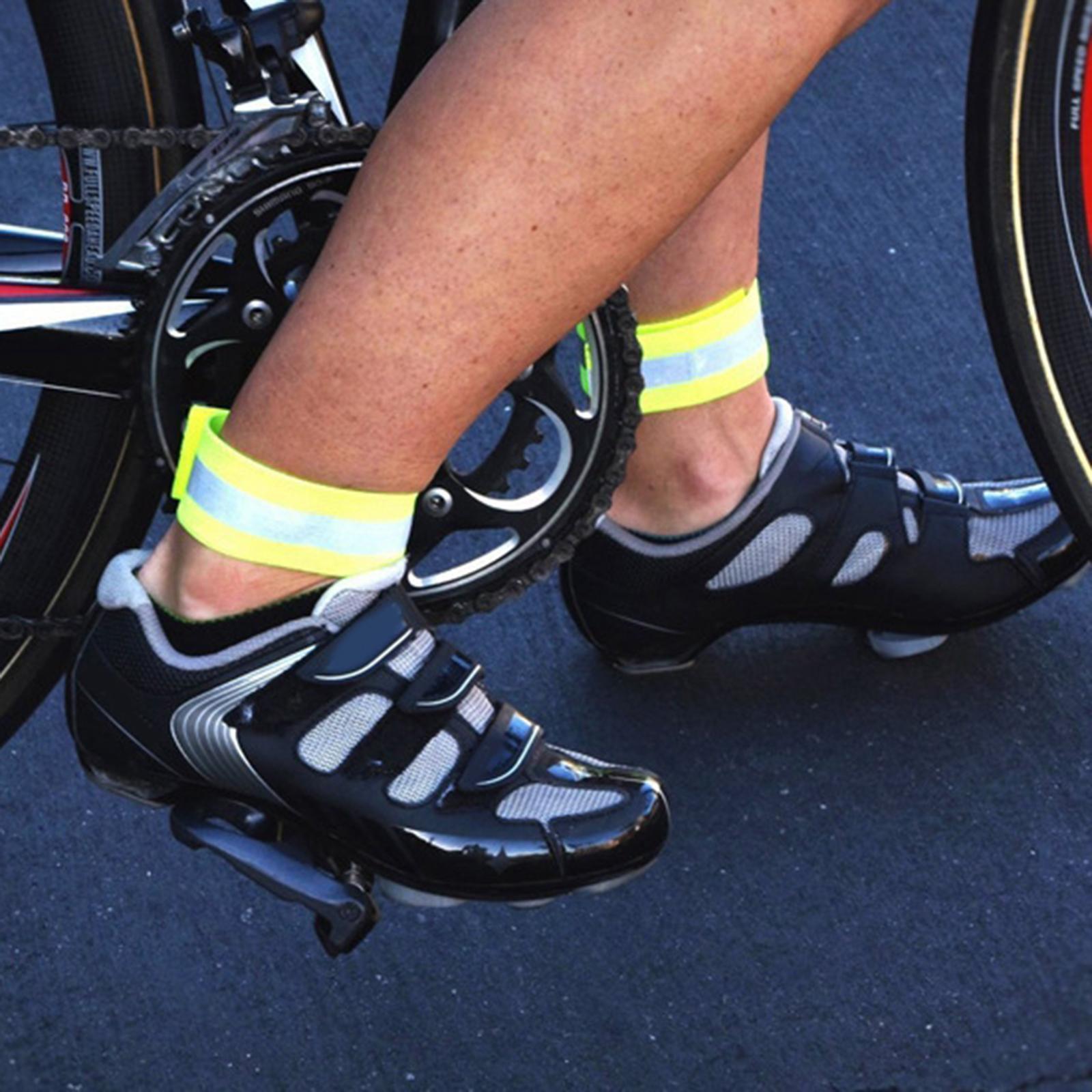 Reflective Vest Night Adults Kids Reflective Bands Cycling Reflector Green