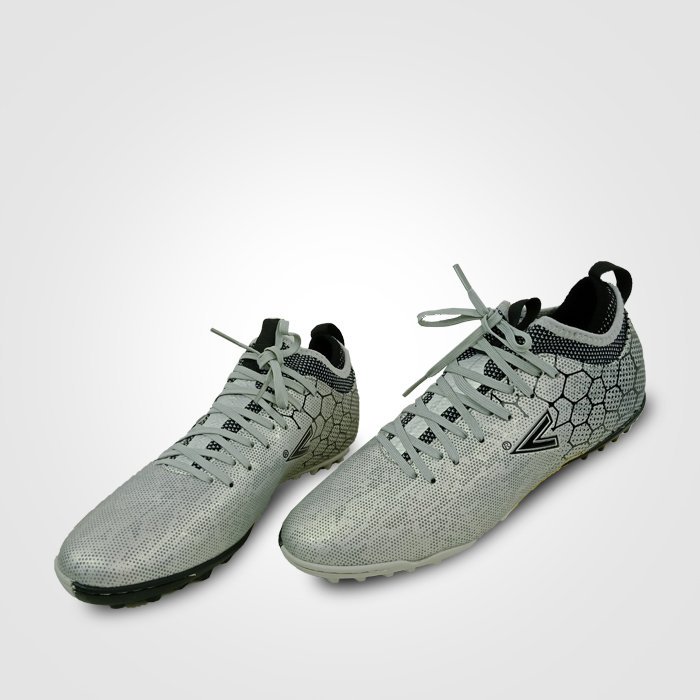 Giày đá bóng, giày sân cỏ nhân tạo Mitre 181045 mẫu mới phù hợp với bề mặt sân cỏ nhân tạo, cực kỳ êm ái ôm chân hàng chính hãng màu bạc