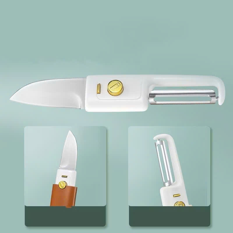 Dao Gọt Hoa Quả Đa Năng 2in1 (Gọt &amp; Nạo) Tiện Dụng Cho Nhà Bếp, Văn Phòng, Dã Ngoại - HÀNG CHÍNH HÃNG MINIIN
