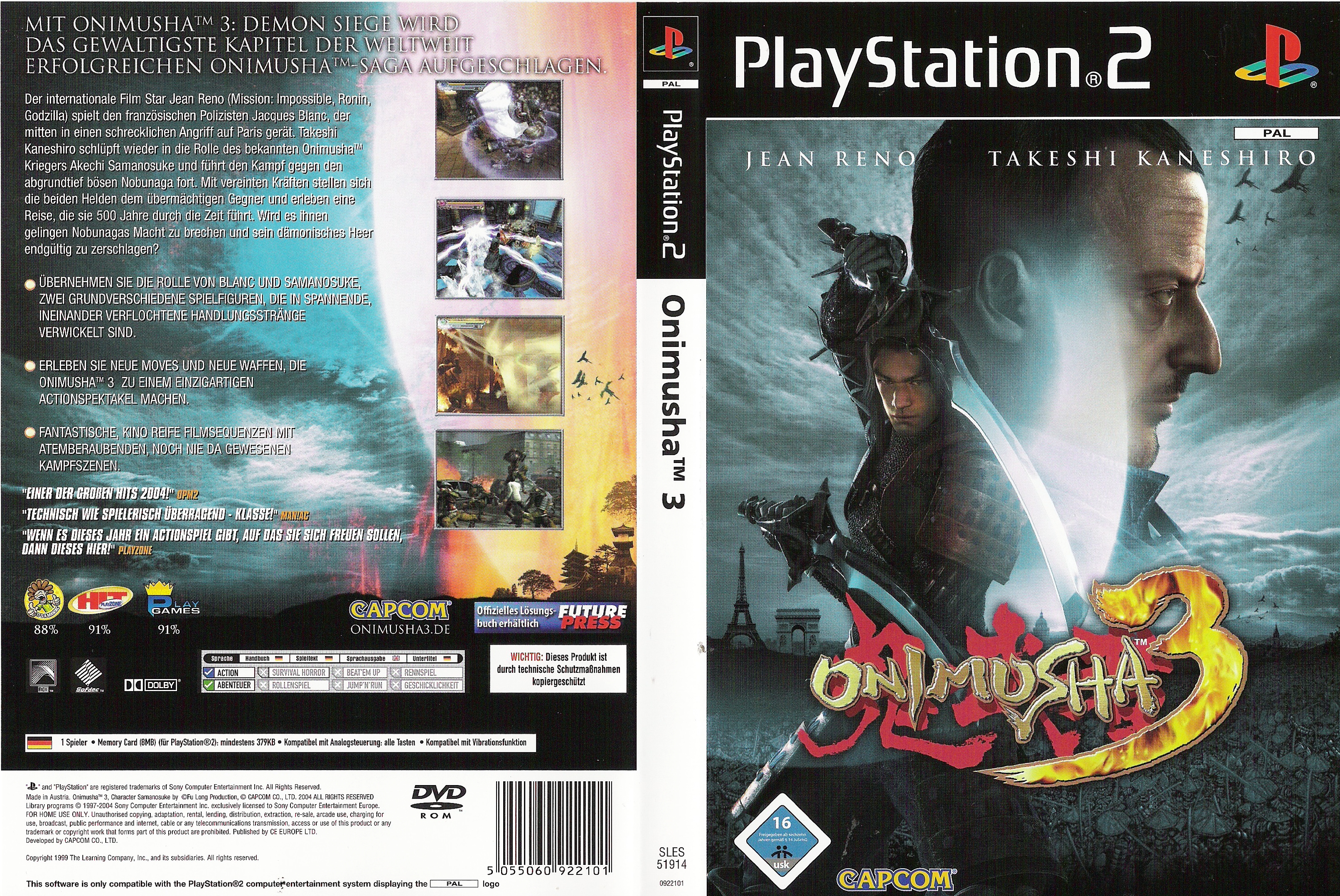 [HCM]Game PS2 onimusha 3