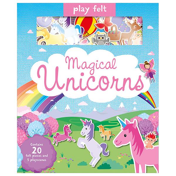 Sách ngoại văn: Play Felt - Magical Unicorns