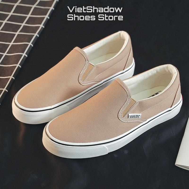 Slipon nữ - Giày lười vải nữ kiểu classic - Chất liệu vải bố thoáng khí, đế cao su mềm êm chống trơn - Mã SP 792