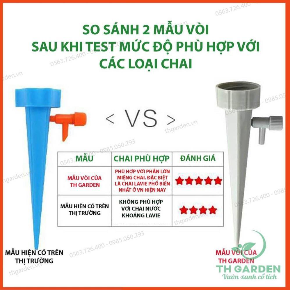 12 VÒI TƯỚI NƯỚC NHỎ GIỌT CHẢY CHẬM TỰ ĐỘNG - Lắp vừa nhiều mẫu chai 208801-1