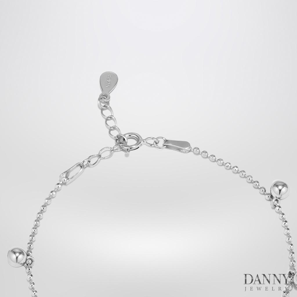 Lắc Tay Danny Jewelry Bạc 925 Xi Rhodium Hoạ Tiết Bi LACY73