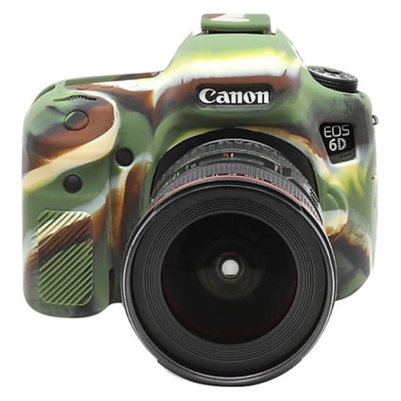 Vỏ cao su - Cover dành cho  máy ảnh Canon 6D (màu camo)