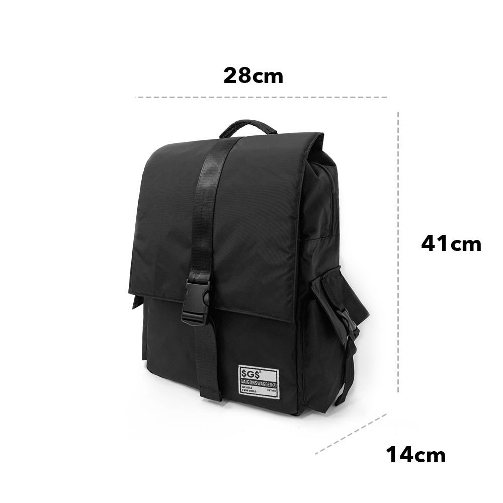 Balo Nắp Dài SAIGON SWAGGER SGS Flapped Backpack-Ngăn Chống Sốc 15inch