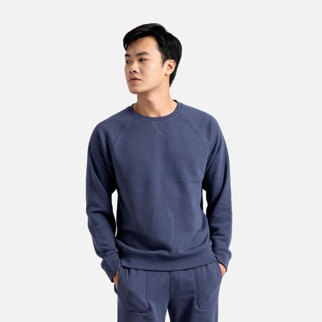 Áo thun dài tay nam CIZA chất nỉ da cá cao cấp form rộng trẻ trung size S M L XL ATDR20