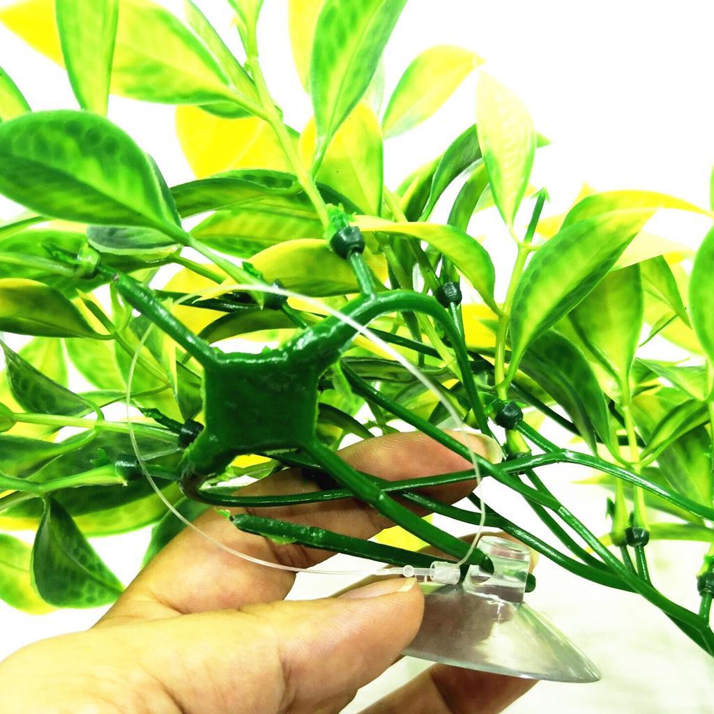 2Pack Reptile Terrarium Vivarium Ornament Decor Artificial Plant Fake Ivy Vine