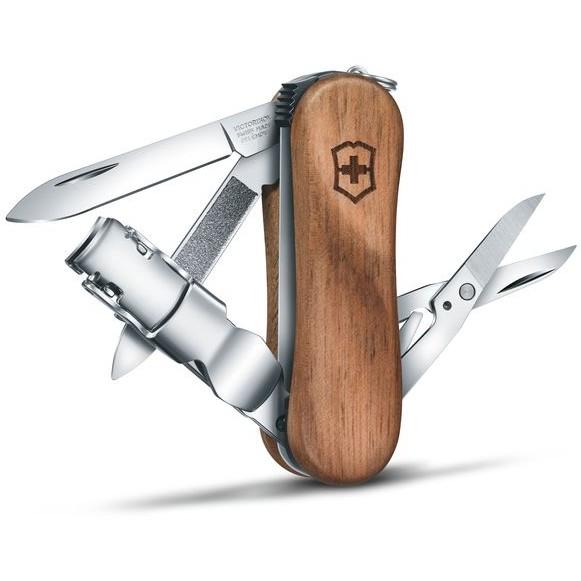 Dao đa năng VICTORINOX Nail Clip Wood 580 (65 mm) 0.6461.63