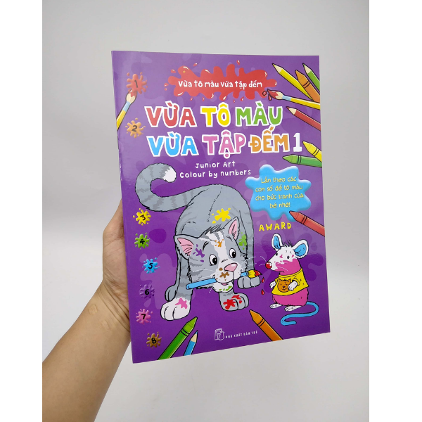 Sách Vừa Tô Màu - Vừa Tập Đếm 01