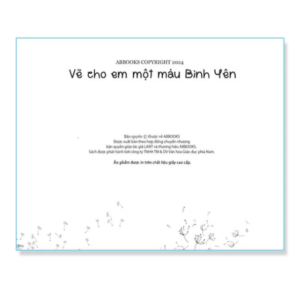Sách Tô Màu - Vẽ Cho Em Một Màu Bình Yên! - Don't Worry, Tớ Là Capy!