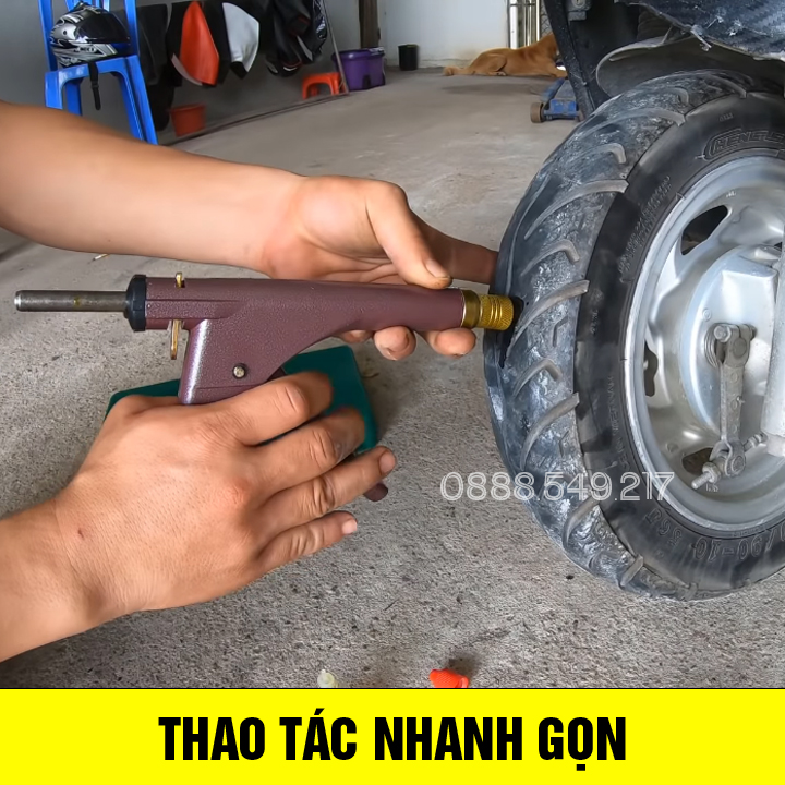 Bộ Vá Lốp Không Săm Dành Cho Xe Máy Oto