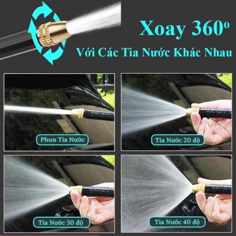 Vòi Xịt Rửa Xe Áp Lực Cao - Tưới Cây Với 4 Chế Độ Nước 810-2,498,622 TL