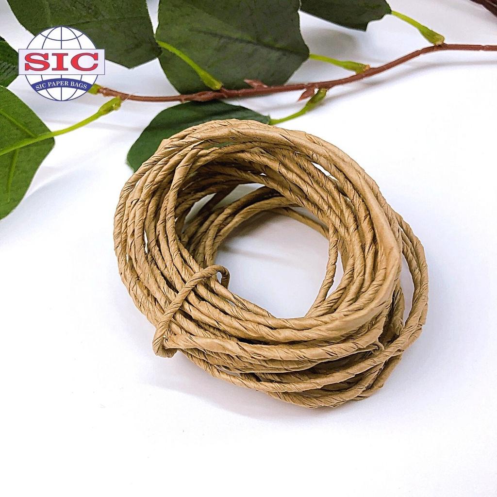 Dây giấy xoắn 2.5mm màu nâu Decor họa tiết văn phòng phẩm trang trí bưu thiếp thủ công mỹ nghệ