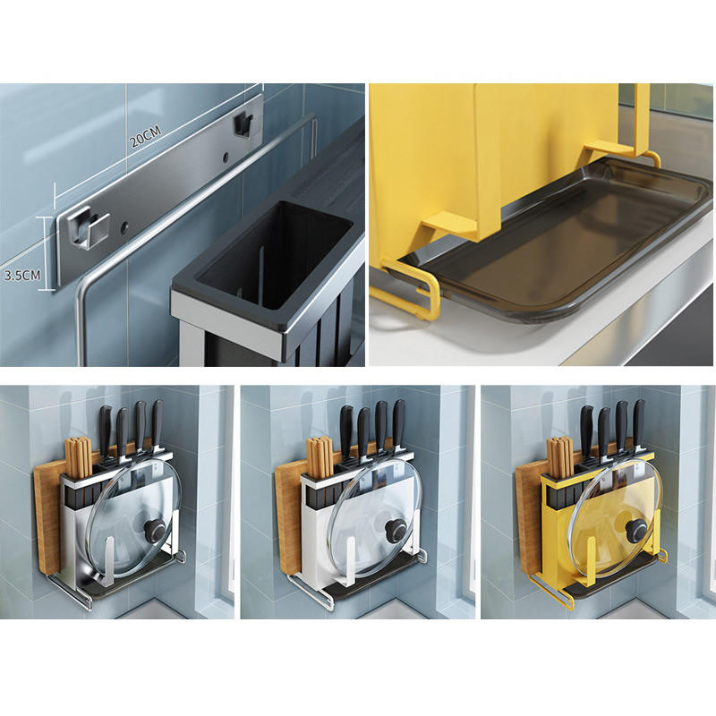 Kệ để đồ nhà bếp, kệ dao thớt đa năng Eckbert SUS304 Cao cấp