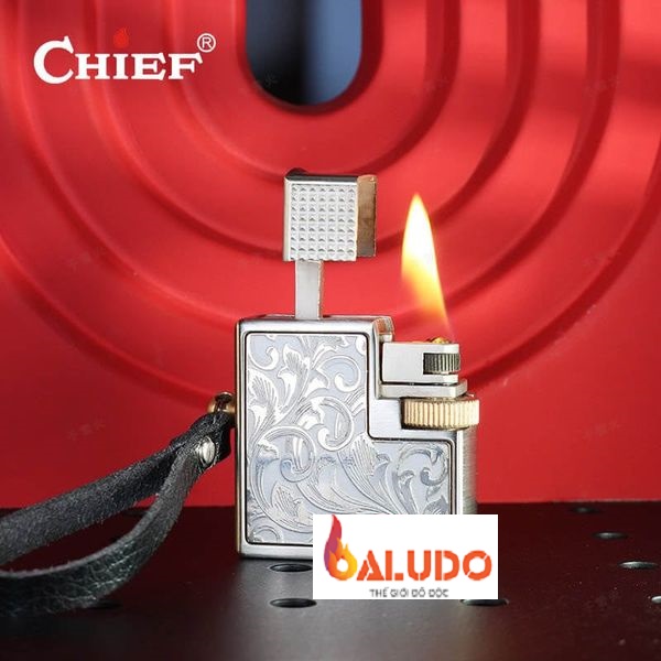 Vỏ hộp quẹt xăng đá CF-720 có móc treo chìa khóa (Giao ngẫu nhiên)