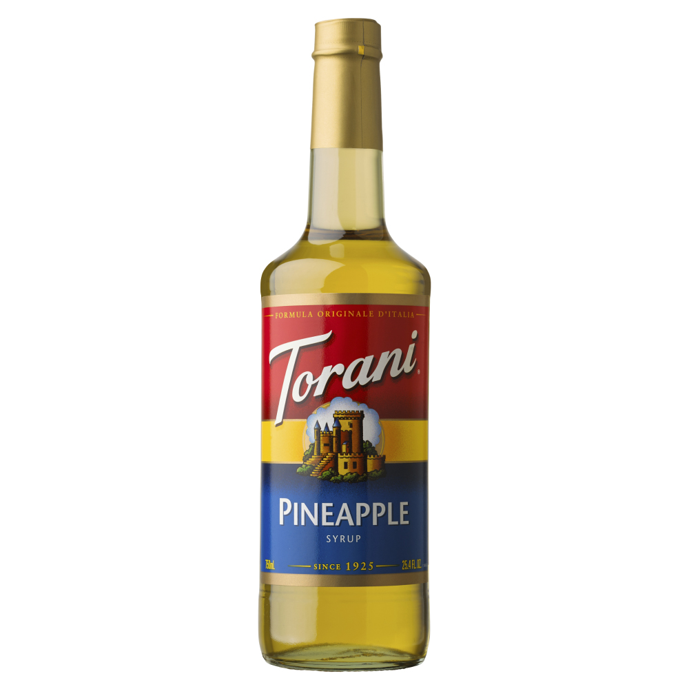 Siro Pha Chế Vị Dứa Torani Classic Pineapple Syrup 750ml Mỹ