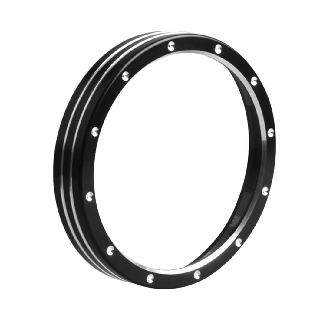 Motorcycle Chrome Speedometer Trim Gauge Bezel Kit For Harley 883 1200 Black
