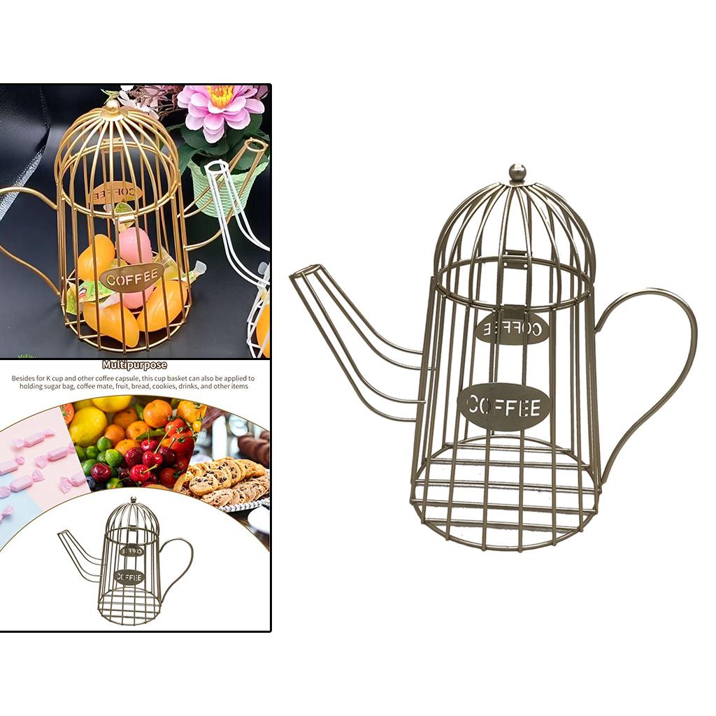 Coffee Pod Organizer Holder Capsule Storage Basket Coffee Cup Basket L