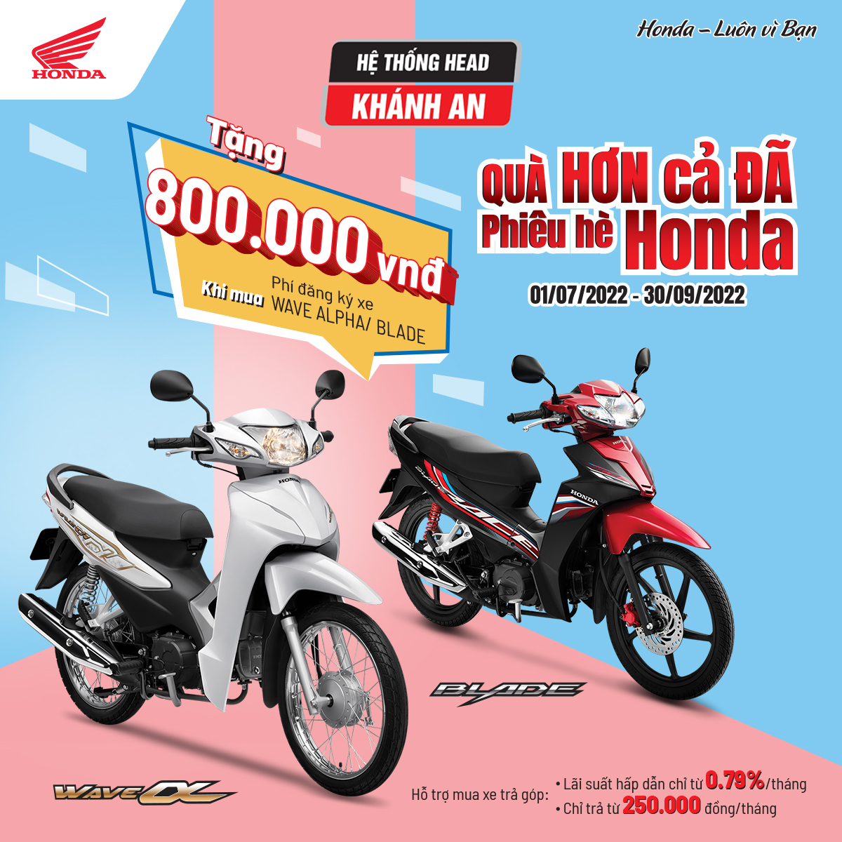 Xe Máy Honda Blade 110cc 2021 - Thắng Cơ Vành Nan Hoa