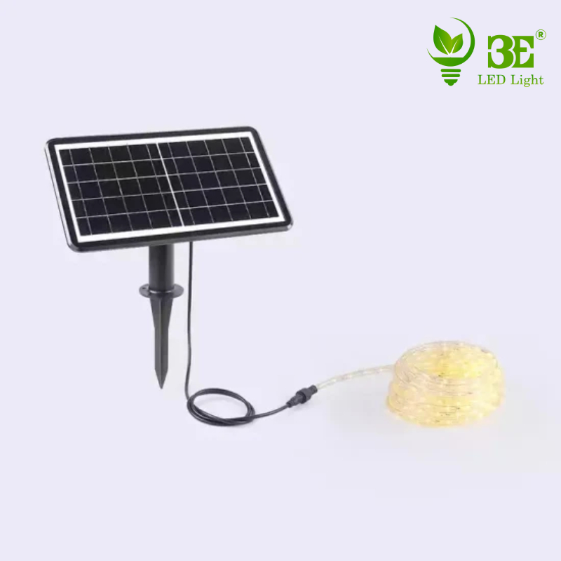 Đèn LED dây năng lượng mặt trời 3E LED LIGHT chống nước chiều dài 10 mét ánh sáng vàng chuyên dụng ngoài trời