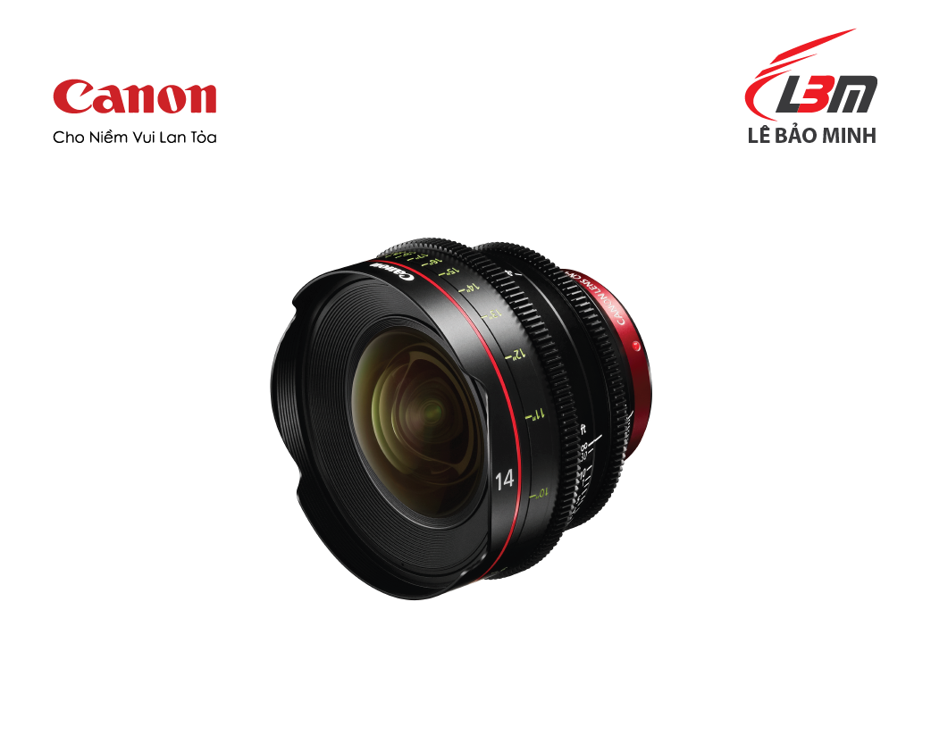 Ống Kính Canon EOS CN-E14mm T3.1 L F (EF) - Hàng Chính Hãng