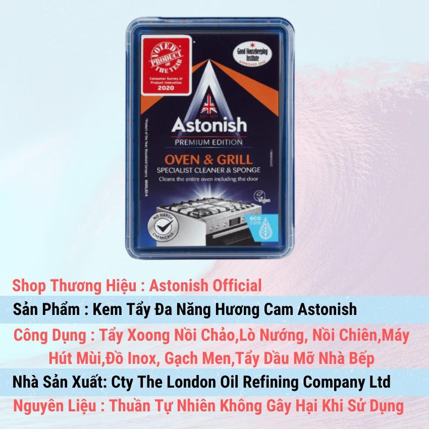 Chất tẩy đa năng tẩy rỉ sét cặn canxi inox vách kính lò vi sóng lò nướng Astonish nhập khẩu Anh Quốc