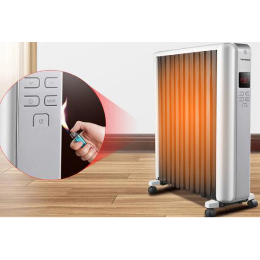 Máy sưởi dầu Tiross 12 Thanh TS9218 (2500W) - Có Điều Khiển - Hàng chính hãng